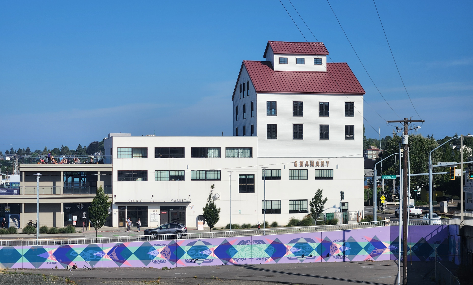 The Granary Building in Bellingham's Waterfront District.