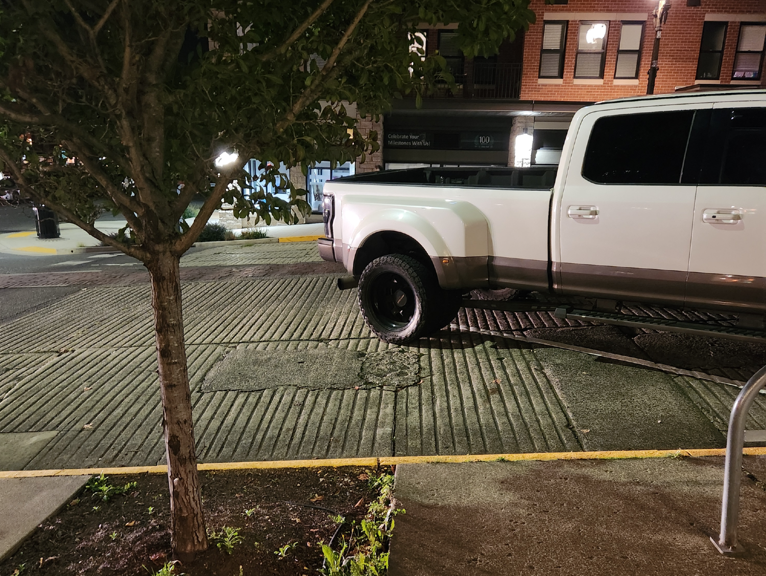 An example of truck bloat on the 1200 block of Harris Avenue in Fairhaven.